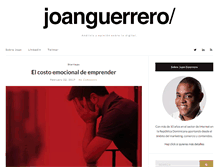 Tablet Screenshot of joanguerrero.com